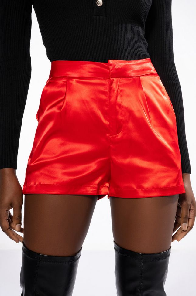 Side View Passione Satin Shorts