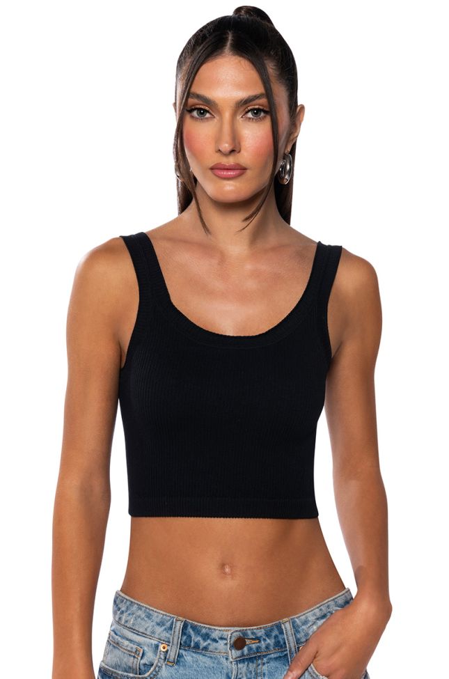 Front View Paxton Kate Classic Longline Crop