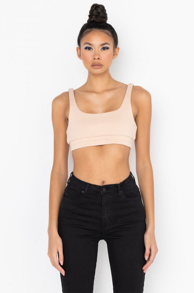 Side View Paxton Lux Basix Crop Top