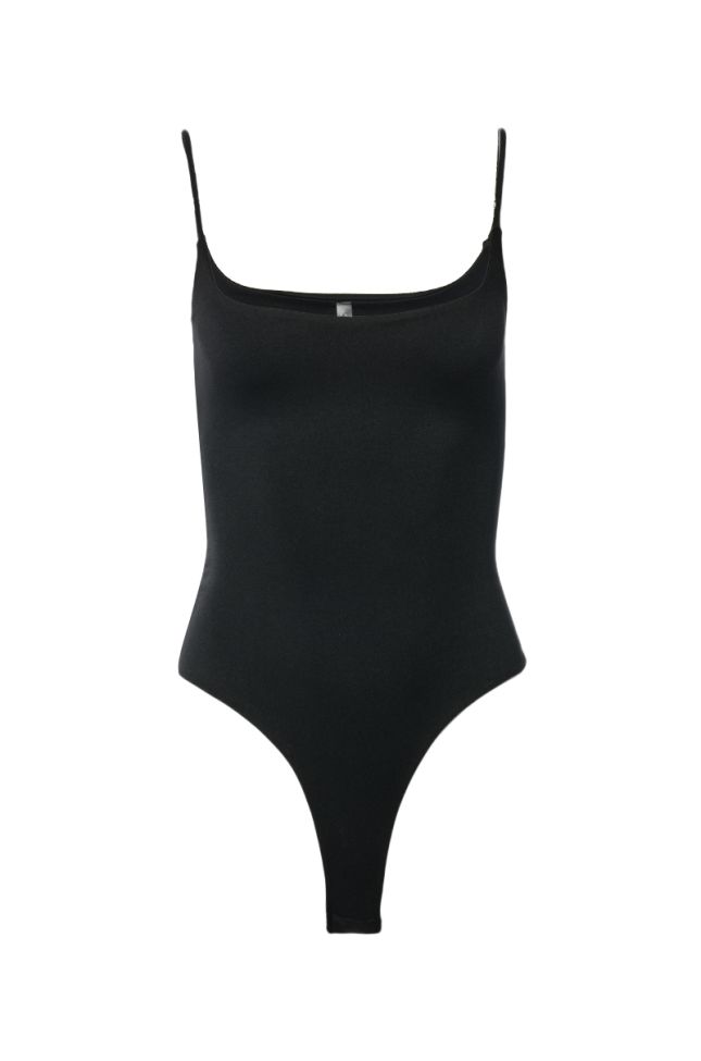 Front View Paxton Wishful Thinking Everyday Bodysuit In Black