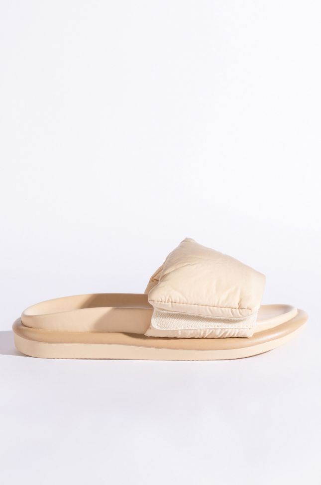 Front View Pillow Slip On Comfy Sandal