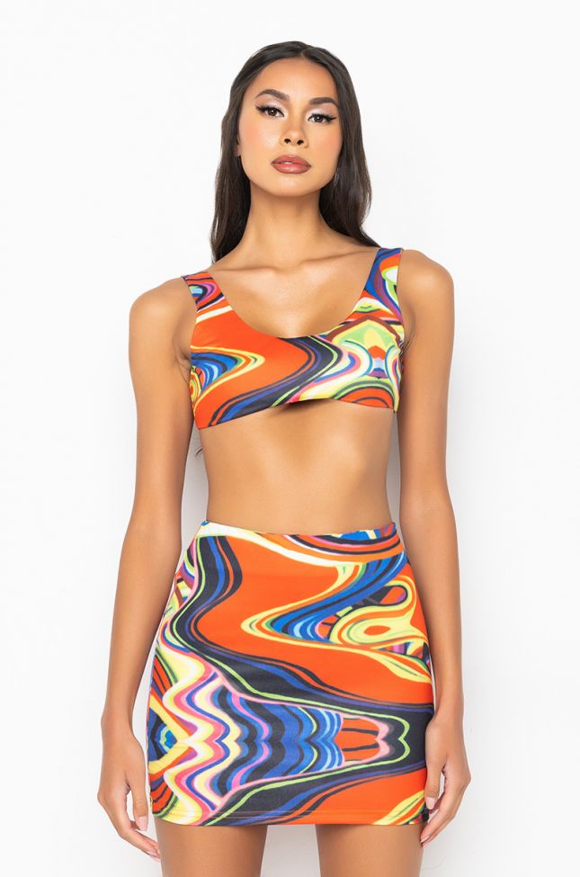 Side View Psychedelic Baby Bralette