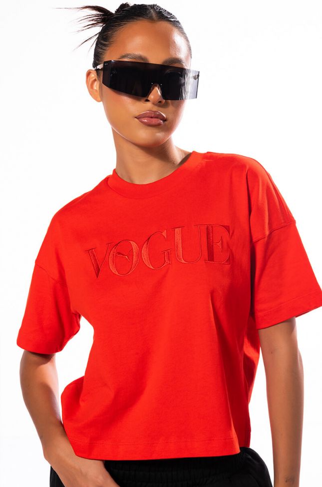 Front View Puma X Vogue Relaxed Graphic Tee