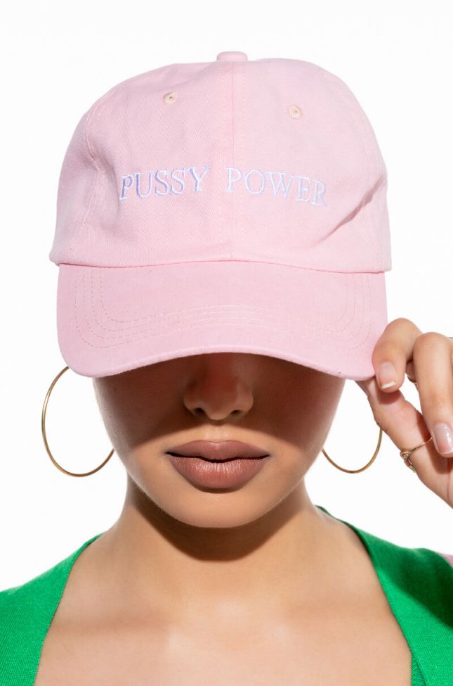 Front View Pussy Power Cap