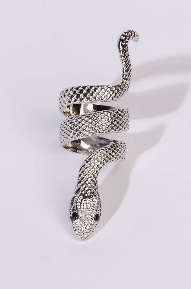 Side View Sick With It Snake Wrapped Ring