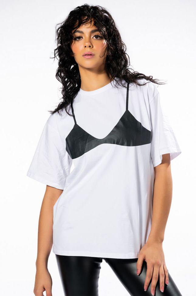 Front View Silhouettes Short Sleeve Printed Tshirt