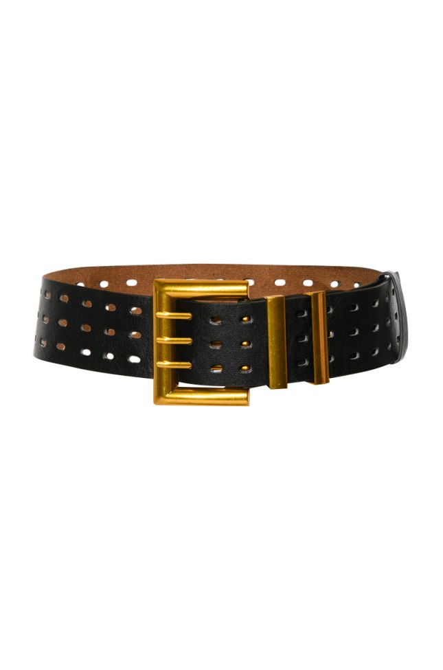 Side View Sneak Attack Genuine Leather Belt