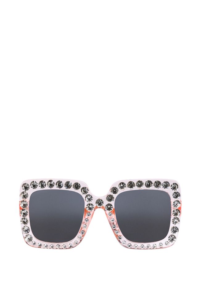 SORRY IM LATE EMBELLISHED SUNNIES IN PINK