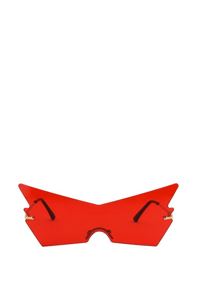 Side View Spicy Sunglasses In Red