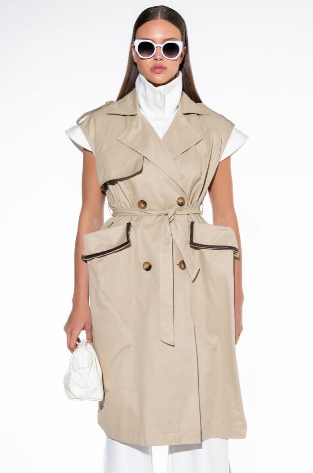 Front View Spring Has Sprung Trench Vest