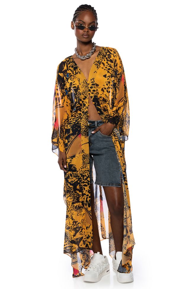 STAND OUT IN THE CROWD CHIFFON DUSTER
