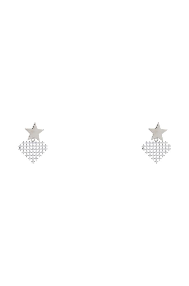 Side View Star Of The Show Cubic Zirconia Earrings