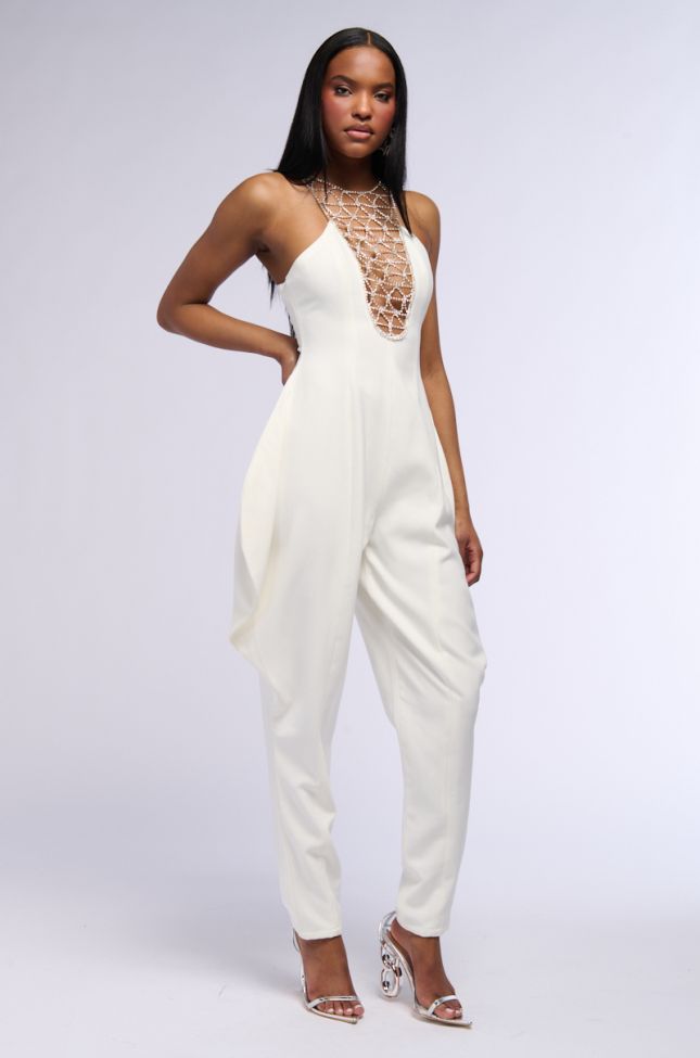 Back View Star Of The Show Embellished Jumpsuit