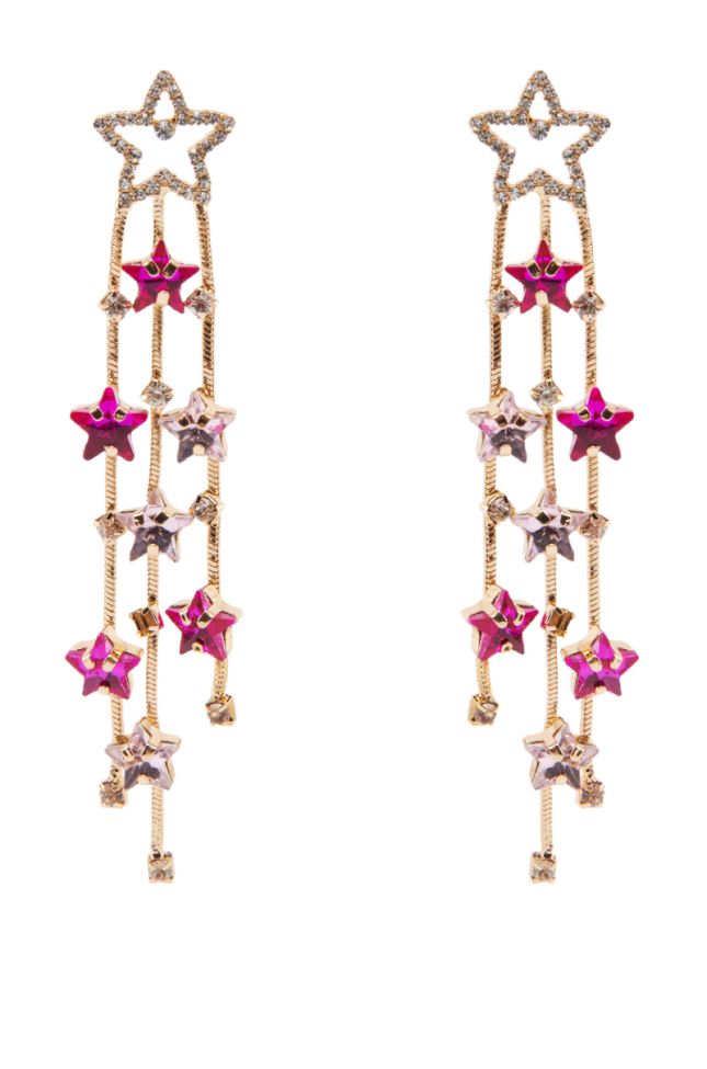 Side View Stars In The Sky Earring