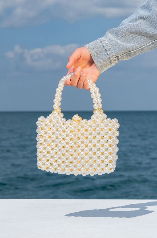 Front View Summer Lovers Pearl Bag