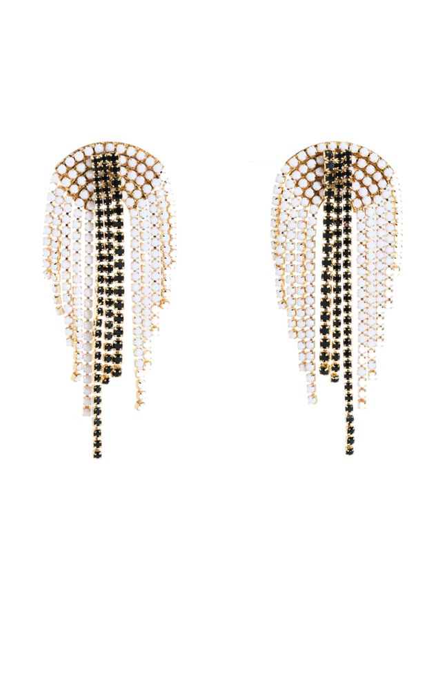 Side View Take Me On A Trip Embellished Statement Earrings