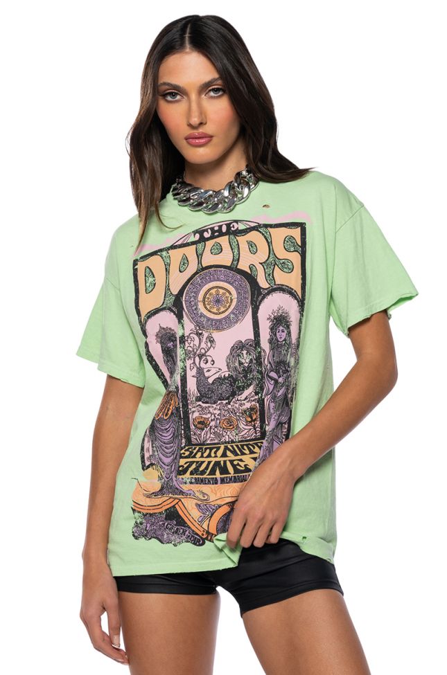 THE DOORS DISTRESSED GRAPHIC TEE