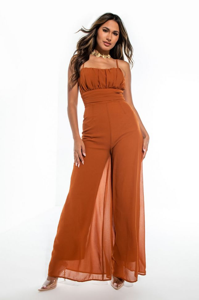 Front View The Perfect Wide Leg Jumpsuit