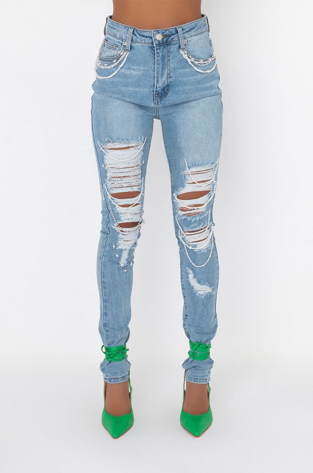 Front View The Way You Dance High Waist Skinny Jeans