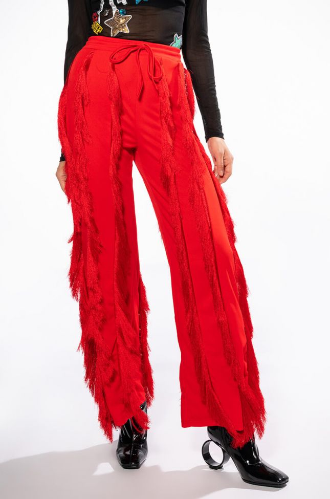 Front View The Way You Move Fringe Pant