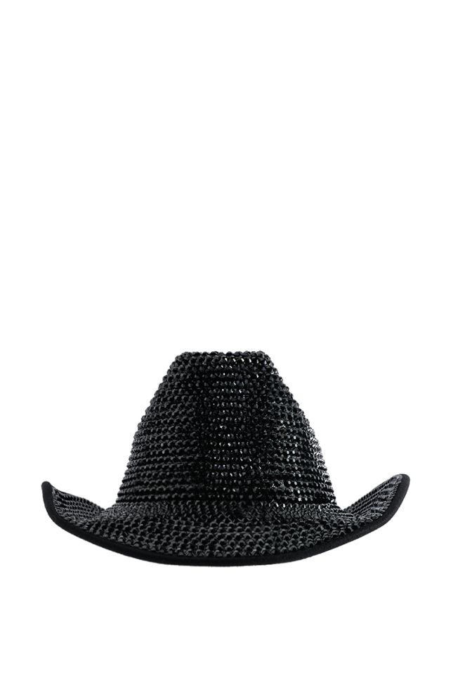 Side View Through The Night Bling Cowboy Hat