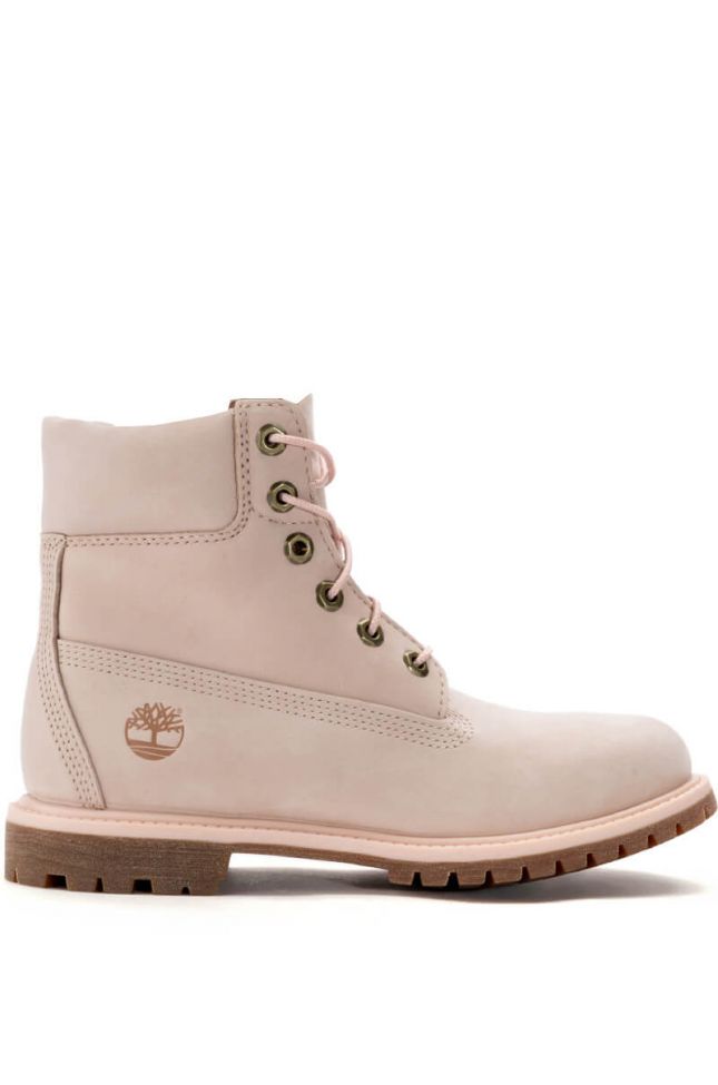 Side View Timberland 6 Premium Boot In Pink