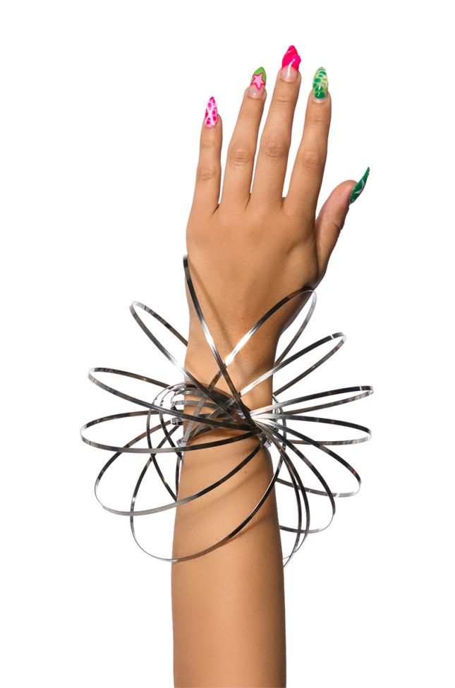 Front View Trendsetter Slinky Bracelet