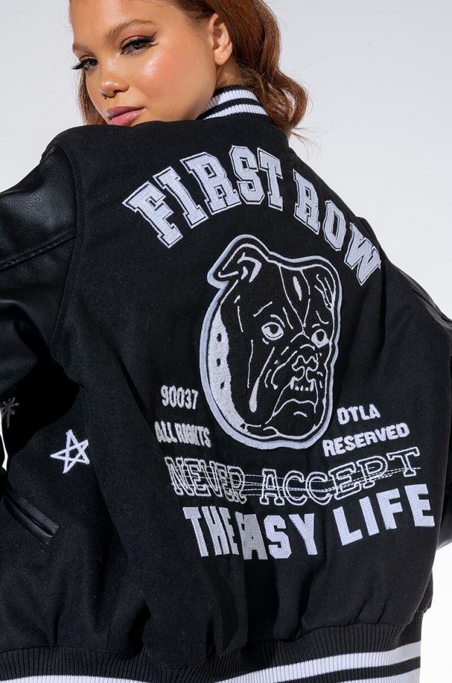 Side View Truth Is Patchwork Bomber