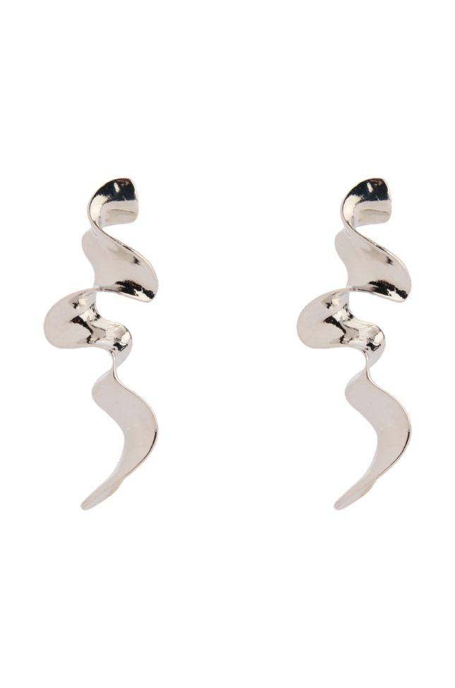 Side View Twist And Turn Earring