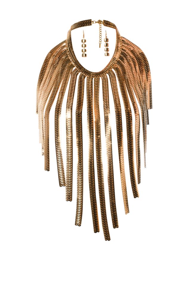 Back View Ultimate Chain Statement Necklace