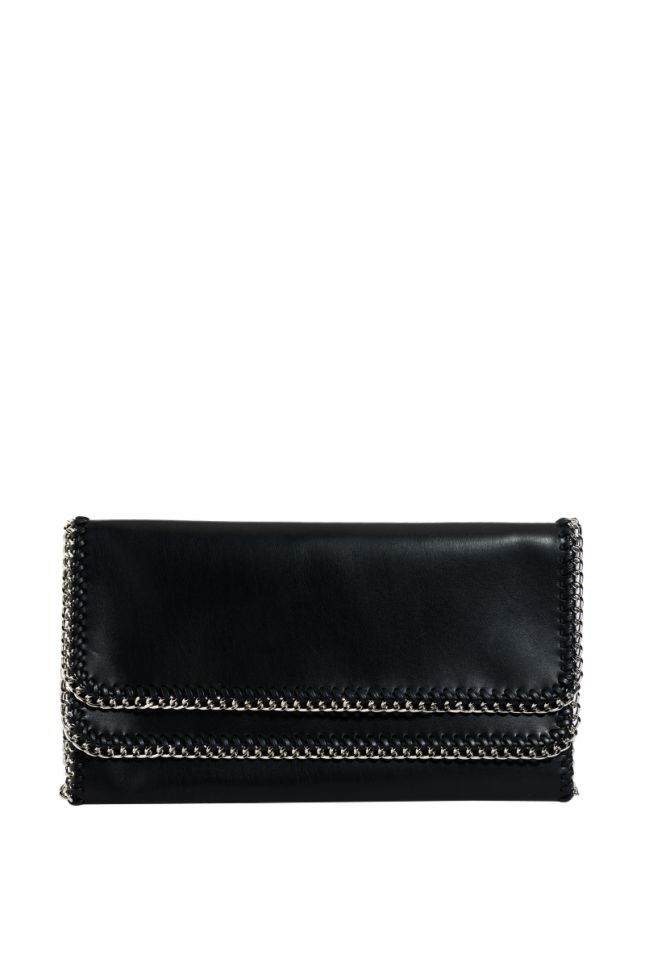 Side View Up All Night Foldover Clutch