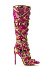 AZALEA WANG CONFIDENT EMBELLISHED BOOT IN PINK