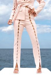 TINO SMALL KEYHOLE TROUSER in light pink
 