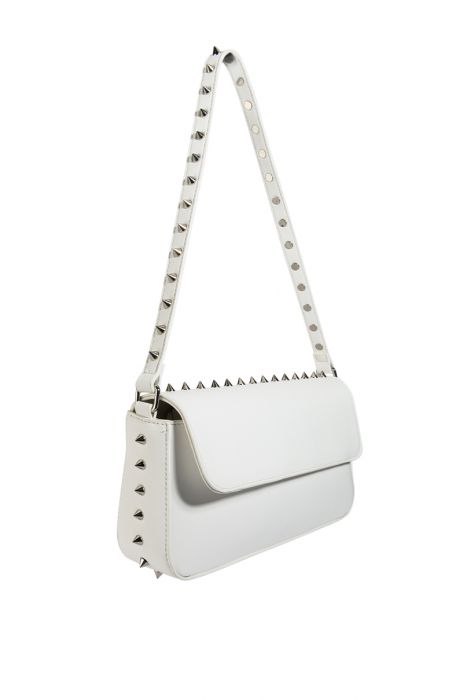 ROBYN STUDDED PURSE in white