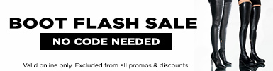 BOOT FLASH SALE. No code needed. Excluded from further discounts.