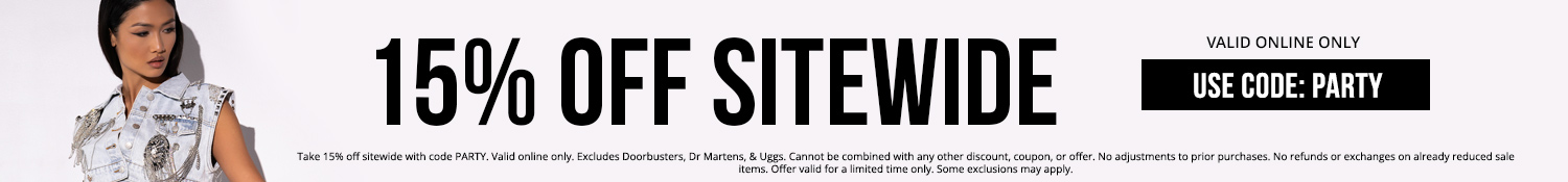 Take 15% Off Sitewide with code PARTY.